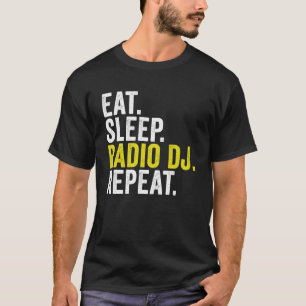 Eat Ssov Radio DJ Repeat Disk Jockey T Shirt