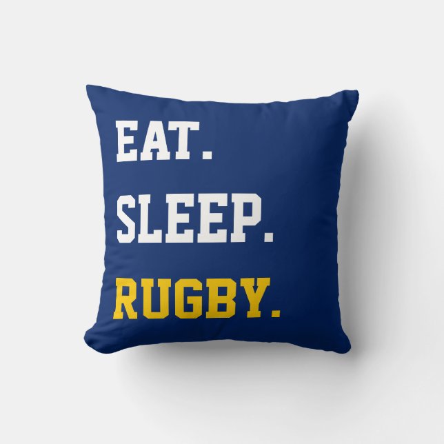 Eat Ssov rugby Kudde (Framsida)