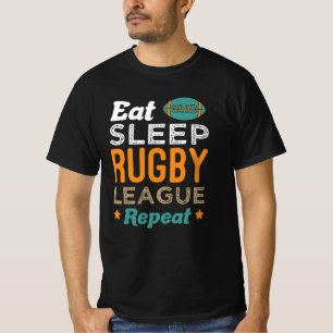 Eat Ssov Rugby League Repeat - Rugby Gift Ideas T Shirt