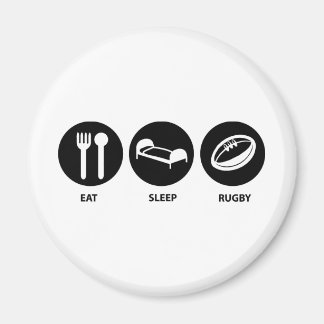 Eat Ssov Rugby Magnet