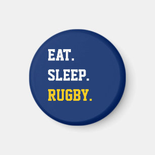 Eat Ssov Rugby Magnet