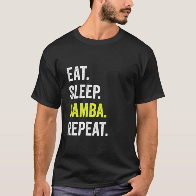 Eat Ssov Samba Repeat-dans partnerutrustning Samba T Shirt (Framsida)