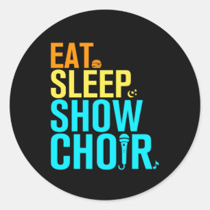 Eat Ssov Show Choir Runt Klistermärke