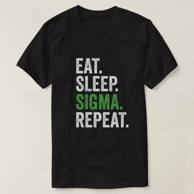 Eat Ssov Sigma Repeat Funny Gen Z Alpha Trendig Si T Shirt (Design framsida)