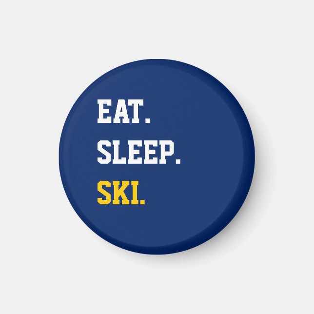 Eat Ssov Ski Magnet (Framsidan)