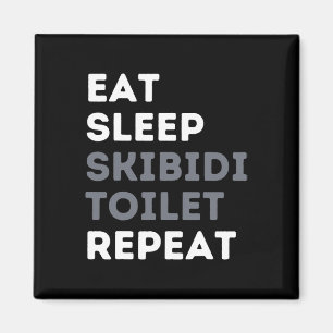 Eat Ssov Skibidi Toilet Repeat Funny Skibidi Toil Magnet