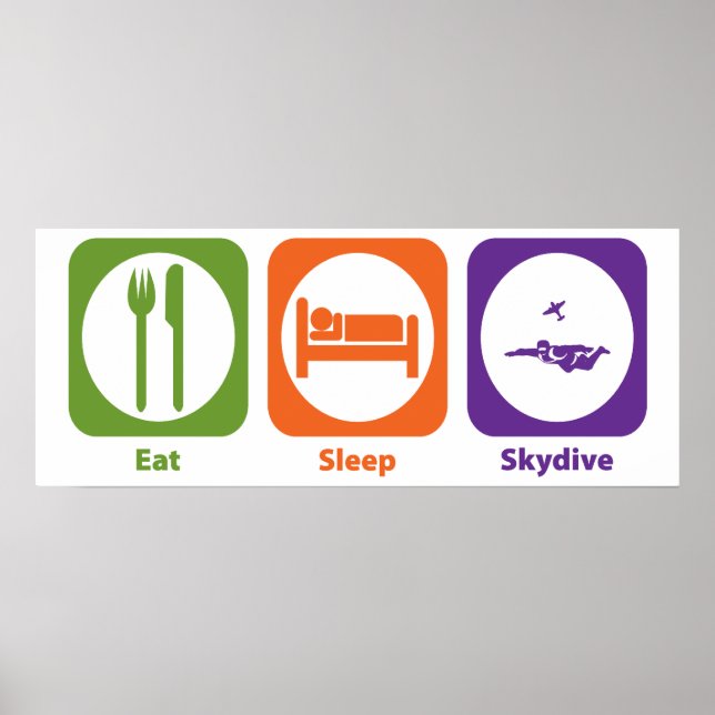 Eat Ssov Skydive Poster (Framsidan)