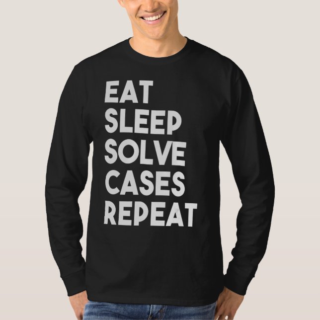 Eat Ssov Solve Fodral Repeat Lawyer Attorney Litig T Shirt (Framsida)