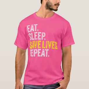 Eat Ssov Spara Lives Nurse Emt Nursing Doktor Poli T Shirt