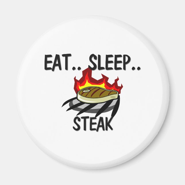 Eat Ssov STEAK Magnet (Framsidan)