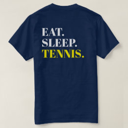 Eat Ssov Tennis - Bakgrundsdesign T Shirt