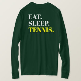 Eat Ssov Tennis - Bakgrundsdesign T Shirt