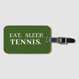 Eat Ssov Tennis Grönt Luggage Tag Bagagebricka