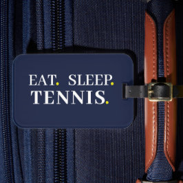 Eat Ssov Tennis Navy Blue Luggage Tag Bagagebricka