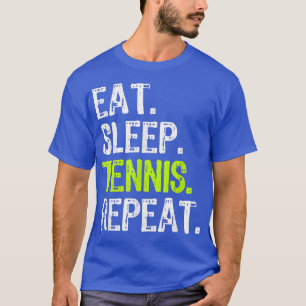Eat Ssov Tennis Repeat Player Älskare Funny T Shirt