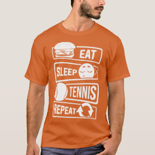 Eat Ssov Tennis Repeat Racquets Boll Sports (1) T Shirt