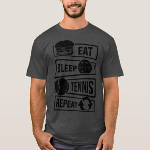 Eat Ssov Tennis Repeat Racquets Boll Sports (2) T Shirt
