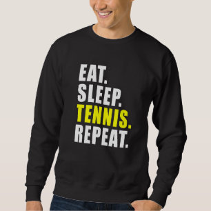 Eat Ssov Tennis Repeat Spor Womens Manar Kids Boys Lång Ärmad Tröja