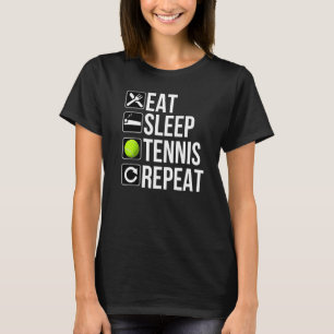 Eat Ssov Tennis Repeat Tennis Älskare Sports T Shirt