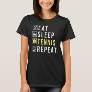 Eat Ssov Tennis Repeat Tennis T Shirt
