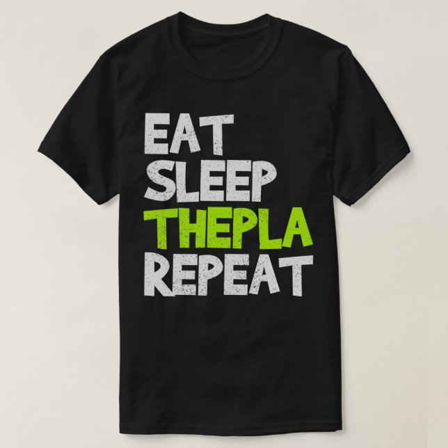 Eat Ssov Thepla Repeat Desi Hindu Gujarati T Shirt (Design framsida)