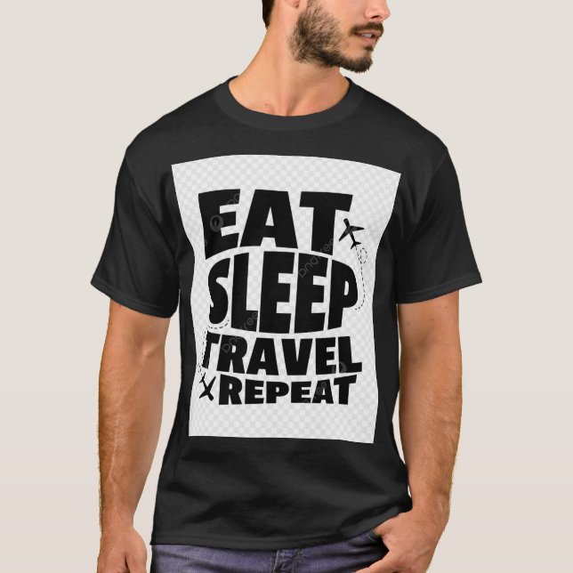 Eat Ssov Travel T Shirt (Framsida)