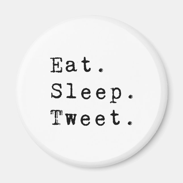 Eat Ssov Tweet Magnet (Framsidan)