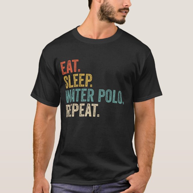 Eat Ssov Vatten Polo Funny T Shirt (Framsida)