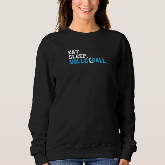 Eat Ssov Volleyball Raglan T Shirt (Framsida)