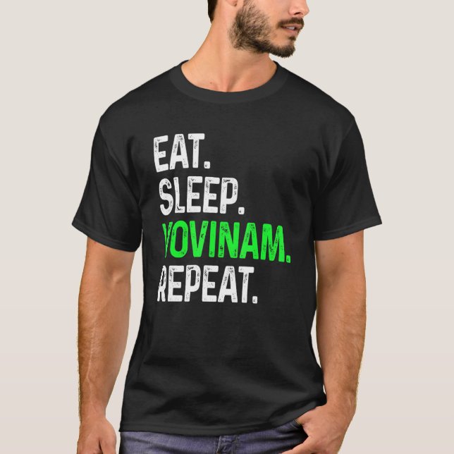 Eat Ssov Vovinam Upprepa kampen mot martialkonst T Shirt (Framsida)