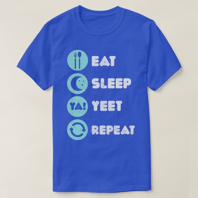 Eat Ssov Yeet Upprepa Basketball Funny Slang Tshir T Shirt (Design framsida)