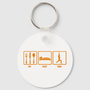 Eat Ssov Yoga Nyckelring