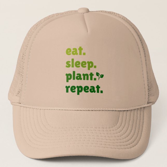Eat Sviloanläggning Repeat Gardener  Älskare Keps (Framsida)