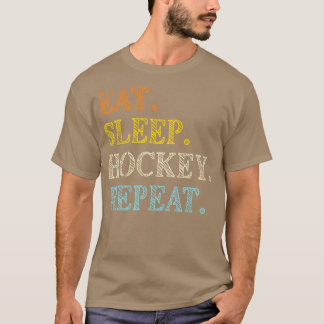 Eat Sviloläge Hockey Repeat Ice Hockey T Shirt