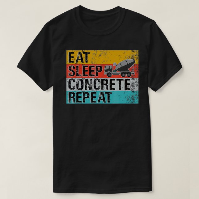 Eat Sviloläge, reparation på ett lustigt Concreny  T Shirt (Design framsida)