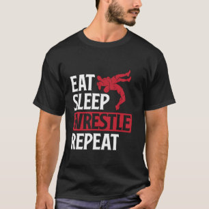 Eat Svilole Wrestle Repeat Funny Wrestling Wrestle T Shirt