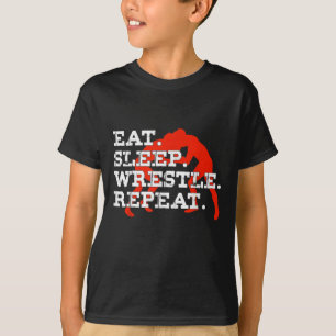 Eat Svilole Wrestle Repeat Funny Wrestling Wrestle T Shirt