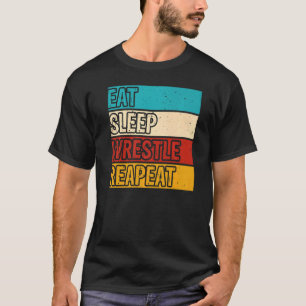 Eat Svilole Wrestle Repeat Wrestling Wrestler Mana T Shirt