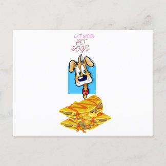 eat tacos pet dogs vykort