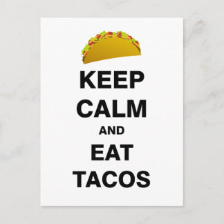 Eat Tacos Vykort