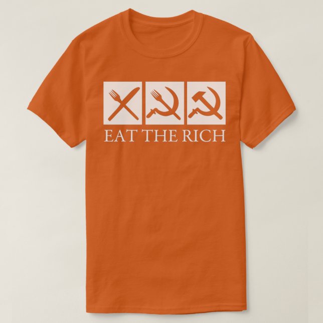 Eat The Rich   (2)  T Shirt (Design framsida)