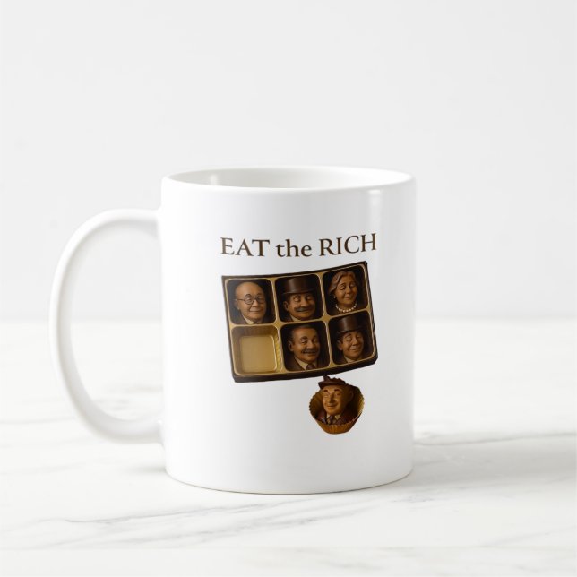Eat The Rich Classic Kaffemugg (Vänster)