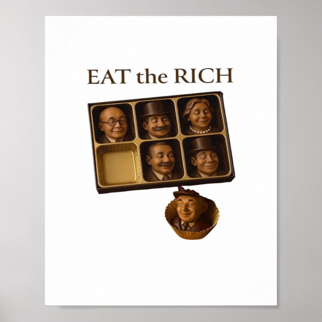 Eat The Rich Classic Poster (Framsidan)