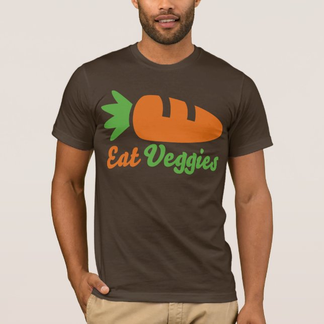 Eat Veggies T-shirt (Framsida)