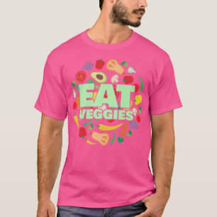 Eat Veggies Vegans Veganism Vegetarian Premium T-S T Shirt