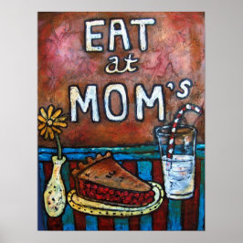 Eat vid Mamma ~ Mamma Middag Poster