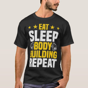 Eat-viloläge Bodybuilding Weightlift Workout T Shirt