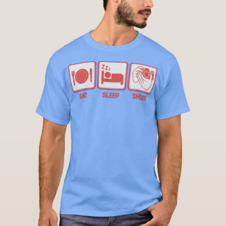 Eat-viloläge Shoot Funny Photograf 1 T Shirt