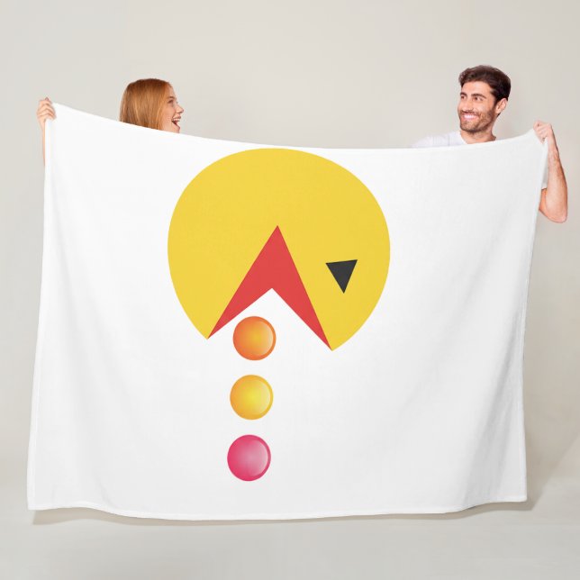 Eating Dot Fleecefilt (På plats)