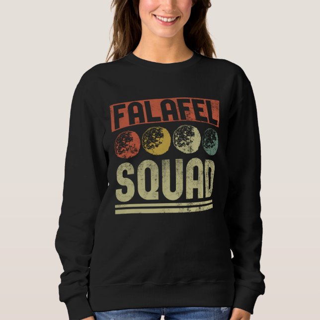 Eating Falafel Hummus Arabic Food Chef T Shirt (Framsida)